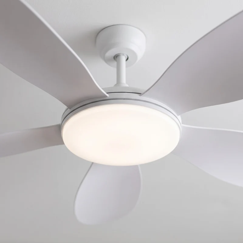 Ventilatore da Soffitto Perenz Smarti 5 Pale Reversibile con Luce 36W CCT – 7172 B CT