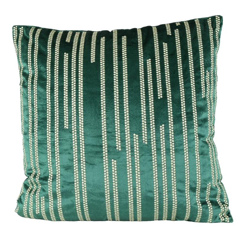Cuscino 45x45 Cm Decoro Linee Oro