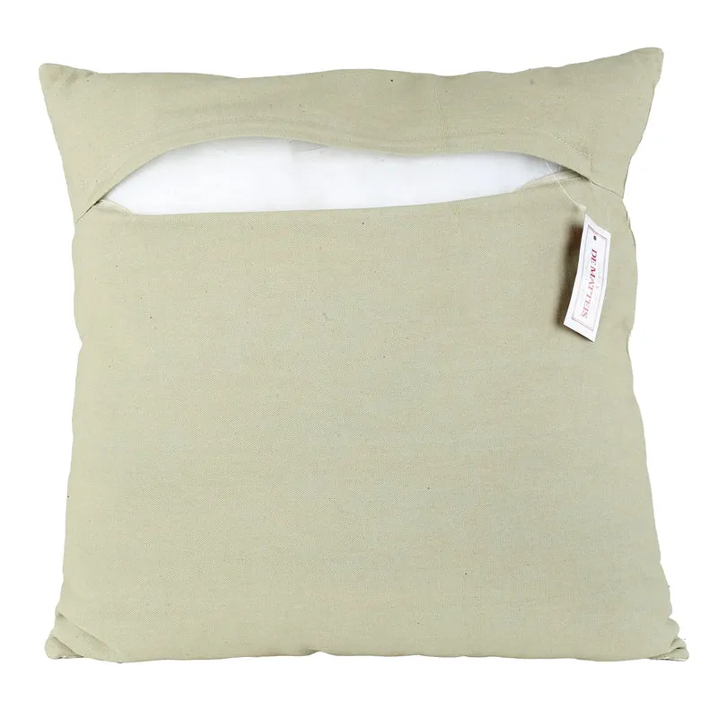 Cuscino 45x45 Cm Velluto Crema Decoro Crema