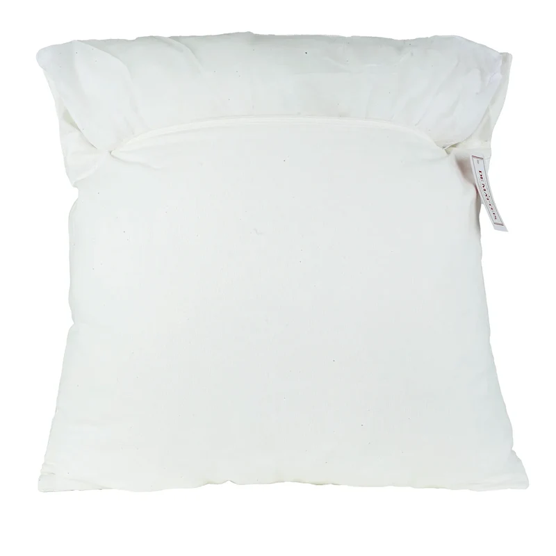 Cuscino 45x45 Cm Cotone Crema Ricamato