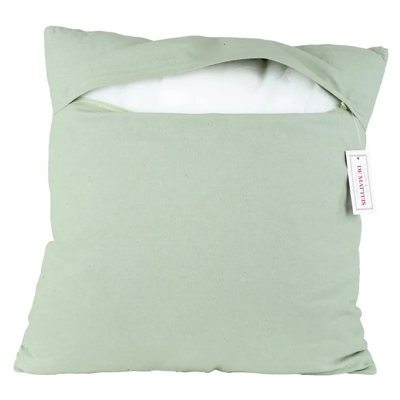 Cuscino 45x45 Cm Cotone Ricamo Floreale