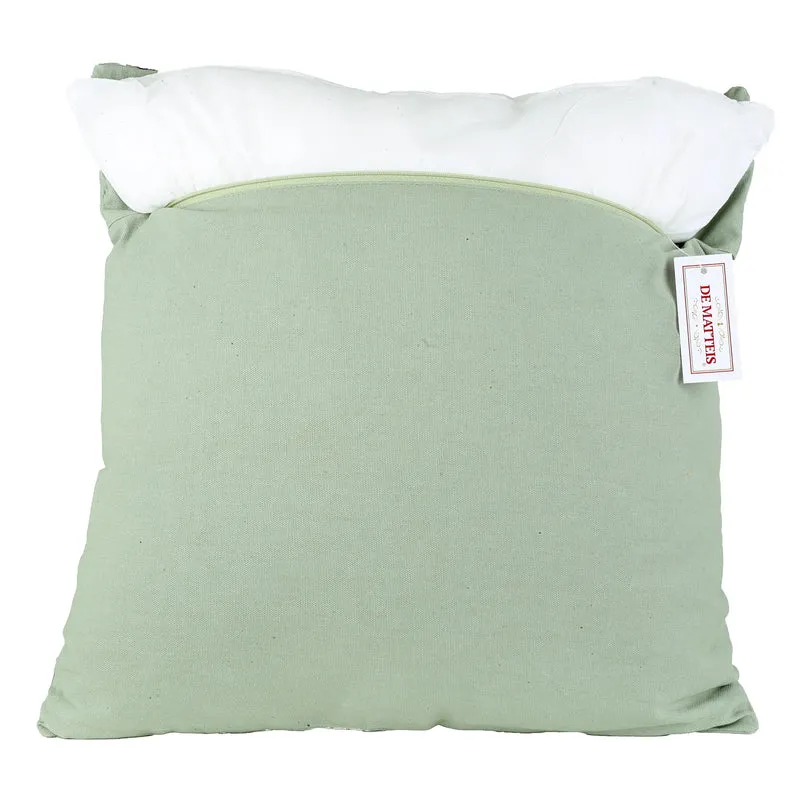 Cuscino 45x45 Cm Cotone Ricamo Floreale