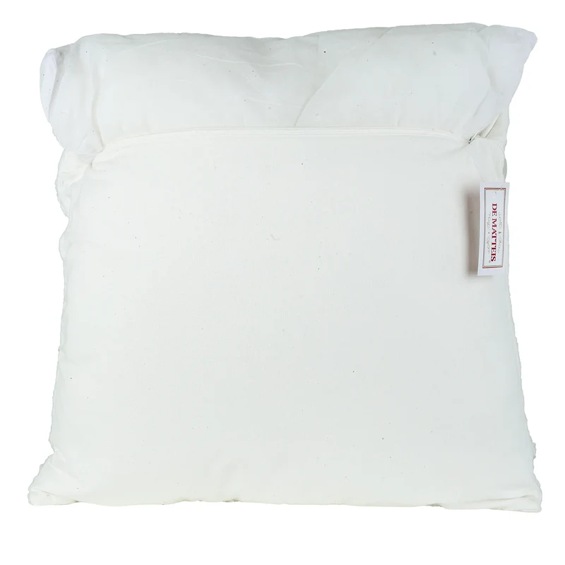 Cuscino 45x45 Cm Cotone Bianco Crema