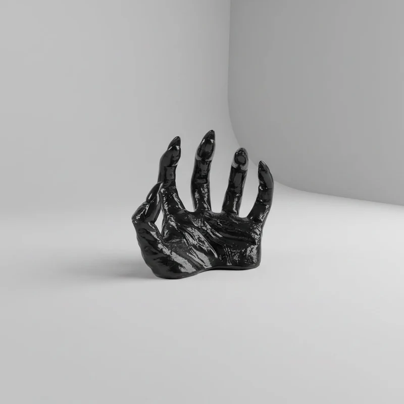Halloween Home Decorations Wall Candle Holder Hand with Pointed Claws