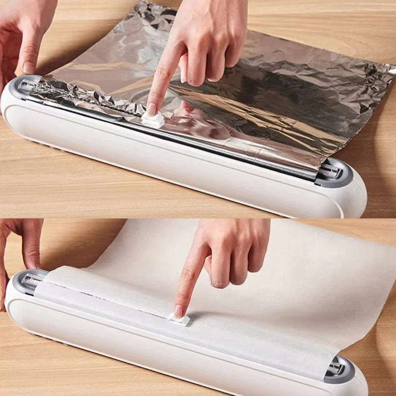 Foliedispenser met magneet – Ingebouwde snijder en 30 cm breed