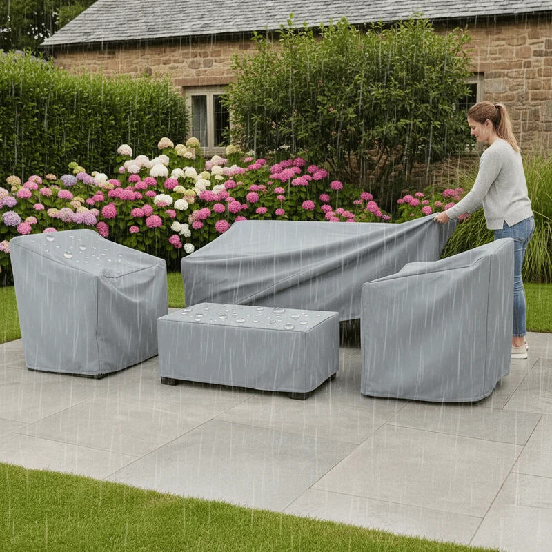 Meubelhoes voor tuinmeubels – Waterafstotend en uv-bestendig weefsel