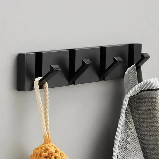 Wandhaak opvouwbaar – Aluminium haakrail met plak- of schroefmontage