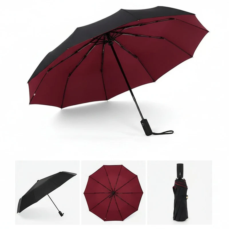 Stormparaplu – Versterkt frame, 110 cm doorsnede en automatische opening