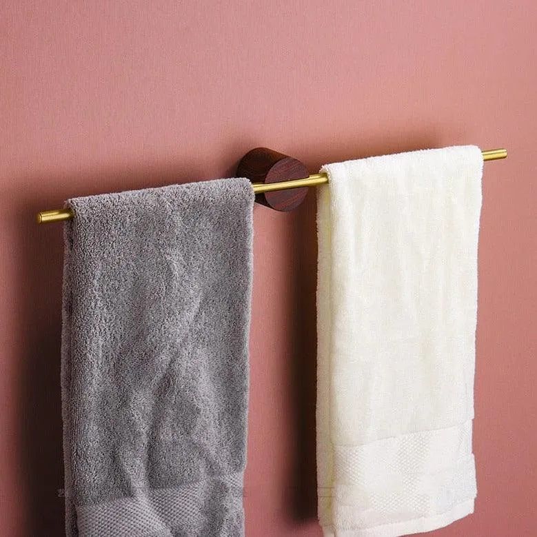 Handdoekstang – Geborsteld aluminium van 40 of 60 cm voor aan de wand