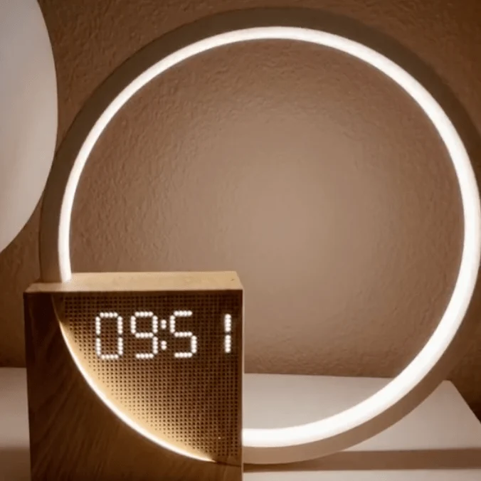 Wekkerlamp – Zonsopgangsimulatie, dimbaar aanraaklicht en FM-radio
