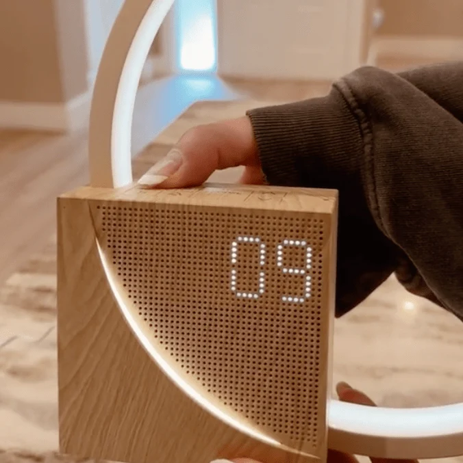 Wekkerlamp – Zonsopgangsimulatie, dimbaar aanraaklicht en FM-radio