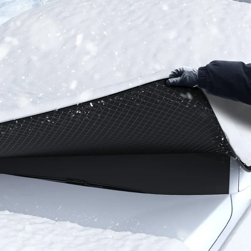 Voorruitbescherming auto – 153 x 115 cm met magneten en zijflappen