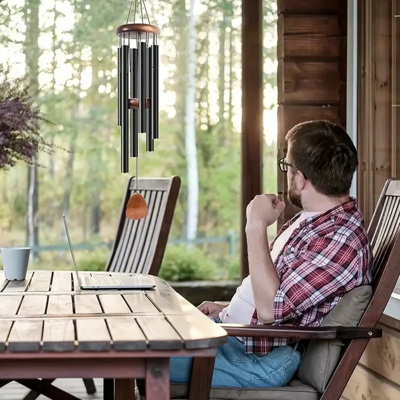 Windgong van metaal – Aluminium buizen van 68 cm voor tuin en balkon