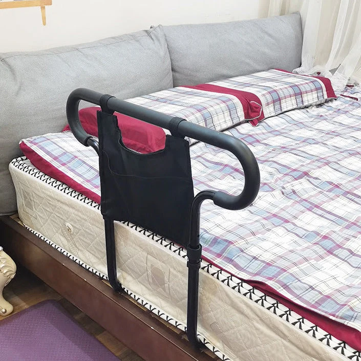 Bedrand met steungreep – Aluminium, in hoogte verstelbaar tot 55 cm
