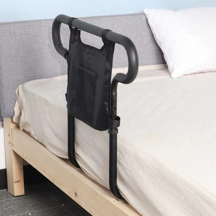 Bedrand met steungreep – Aluminium, in hoogte verstelbaar tot 55 cm