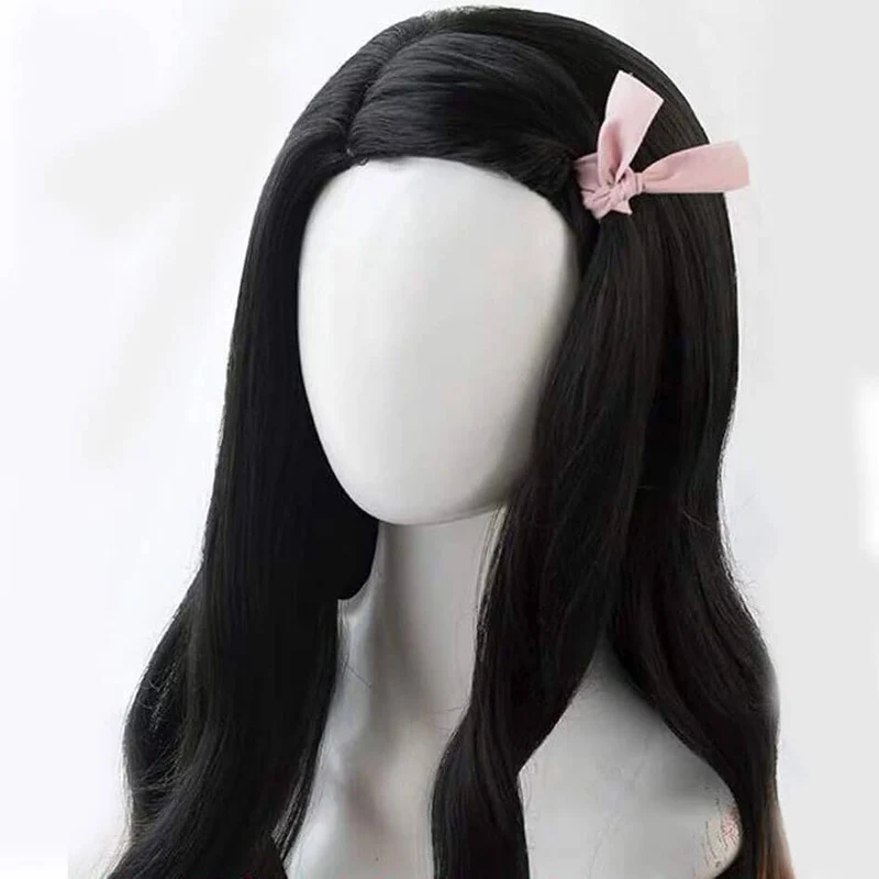 Halloween Women’s Synthetic Cosplay Wig with Bangs for Parties, Anime-Styled Hairstyle
