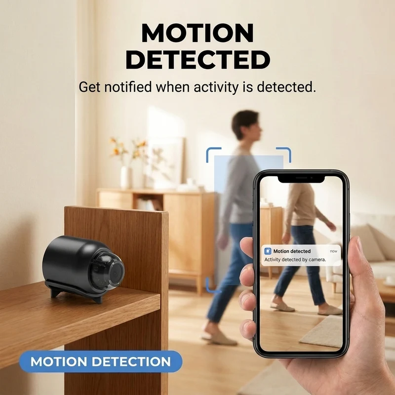 Securo – Full HD WiFi beveiligingscamera met nachtzicht & bewegingssensor