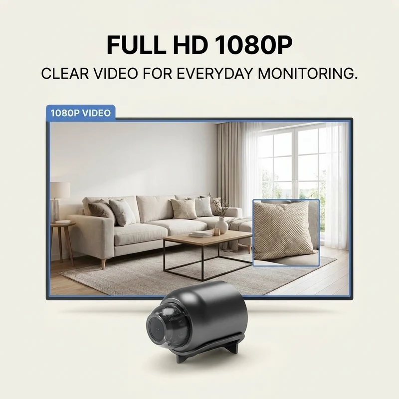 Securo – Full HD WiFi beveiligingscamera met nachtzicht & bewegingssensor