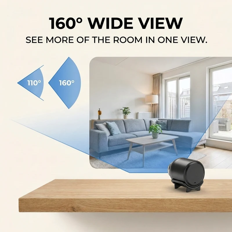 Securo – Full HD WiFi beveiligingscamera met nachtzicht & bewegingssensor