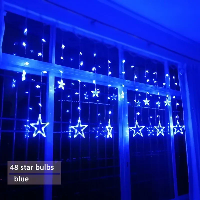 Auraly Lichtslinger – LED sterrengordijn voor binnen en buiten met meerdere lichtstanden
