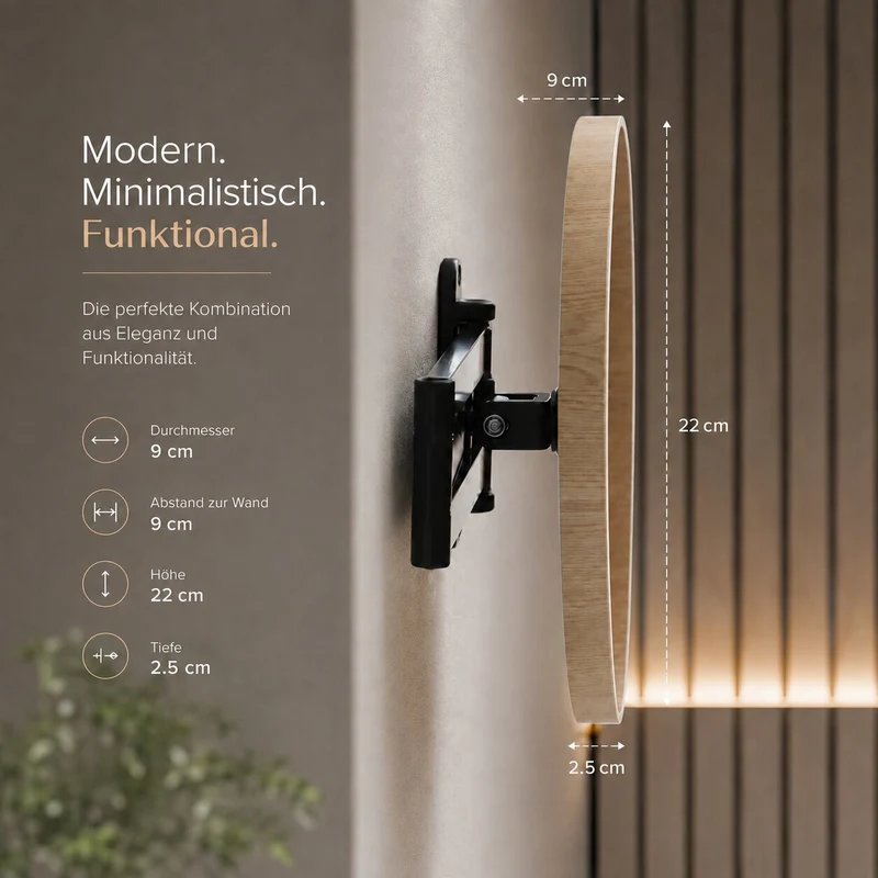 Wandmontierter Beistelltisch | Wandvalet