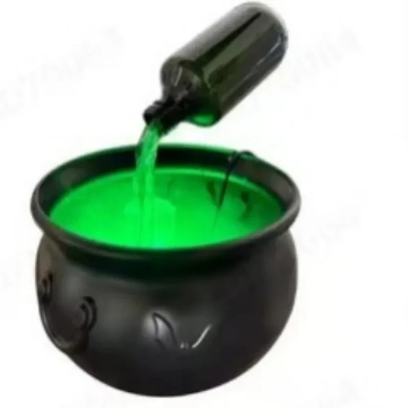 Halloween Witch’s Cauldron with Fog Machine and LED Lighting
