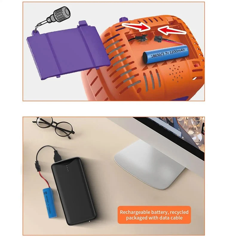 Halloween Pumpkin-Shaped Bubble Machine with Battery-Powered LED Lights for Children