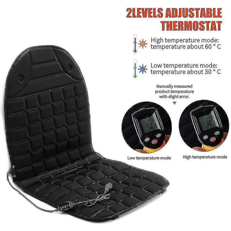 12V Car Heating Mat with Remote Control and Two-Stage Temperature Adjustment