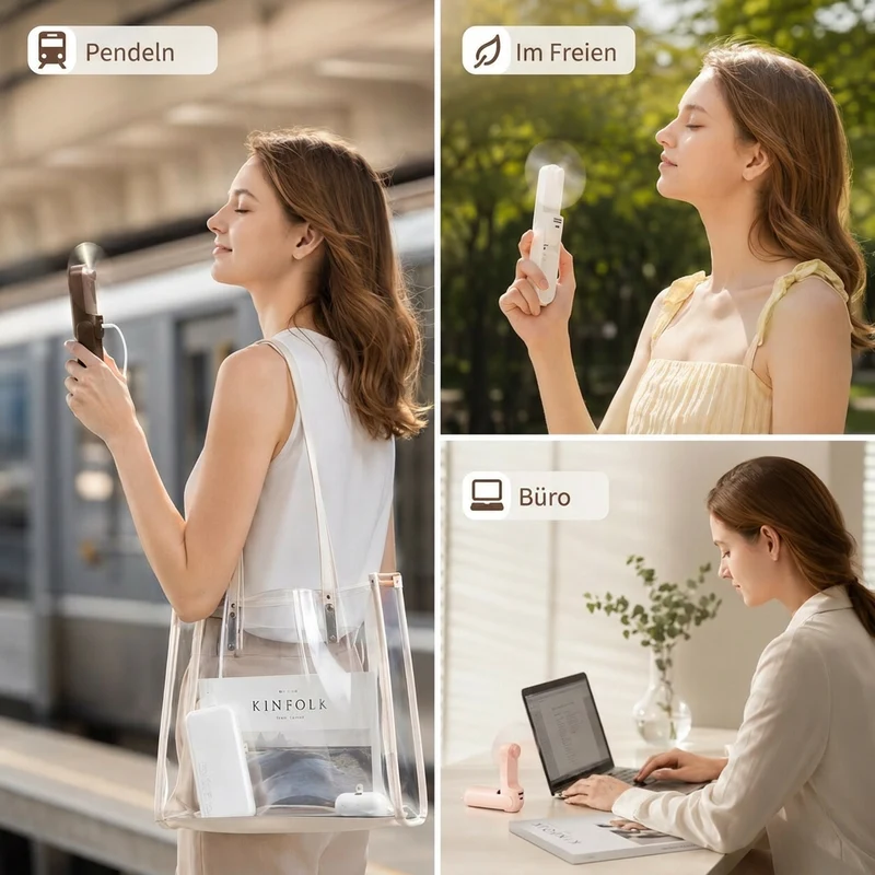 Handventilator mit Powerbank | Kühlvolt