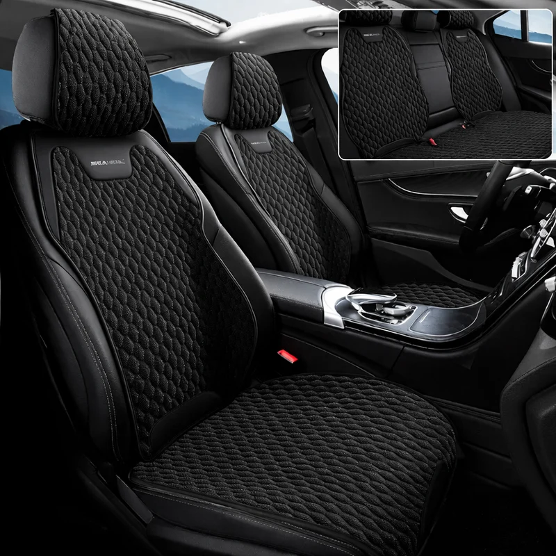 Linnen Autostoelhoes – Ademend, Antislip & Universele Bescherming voor Elke Auto