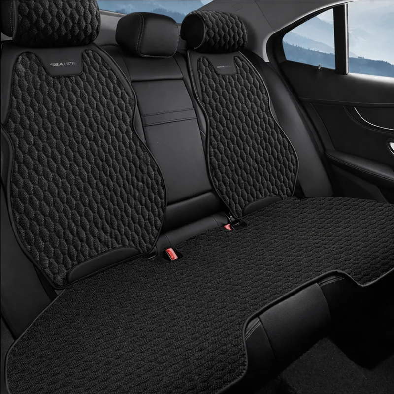 Linnen Autostoelhoes – Ademend, Antislip & Universele Bescherming voor Elke Auto
