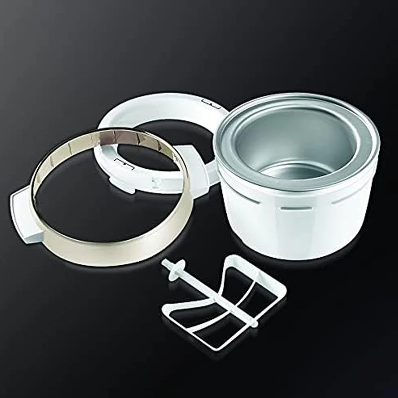 Macchina per Gelato 1.6 Litri Gelatiera con Display e 2 Coperchi 6W Mescolatore