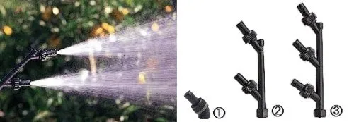 YAMAHO Kirinashi (Ultra Low-Drift) Sprayer for Fruit Tree N-KF-15B 141122 G1/4 3-nozzles