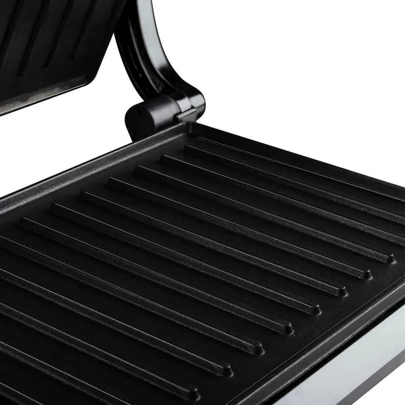 Bistecchiera Elettrica Piastra Griglia Grill Antiaderente 700W Toast Panini