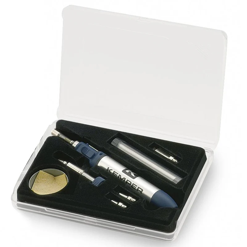 Kit Microsaldatura Micro Saldatore a Gas Saldatura Stagno Fiamma Libera e Punte