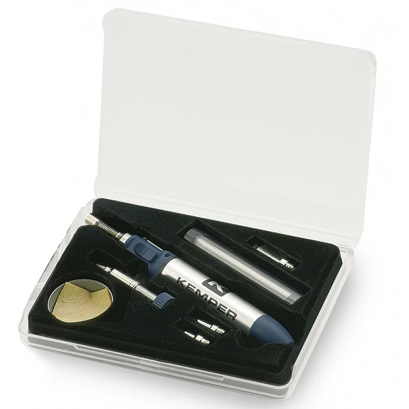 Kit Microsaldatura Micro Saldatore a Gas Saldatura Stagno Fiamma Libera e Punte