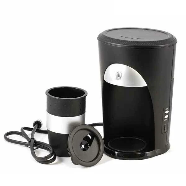 MACCHINA DA CAFFE' PORTATILE A CIALDE PADS UNIVERSALE 12V PER AUTO CAMPER BARCA