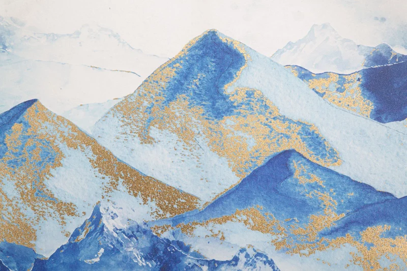Stampa Artistica Montagne Incantevoli cm 80x3x120