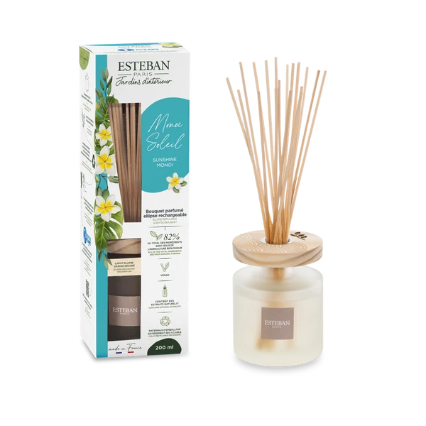 Bouquet profumato Ellipse Monoi Sun ricaricabile 200ml Esteban-Paris
