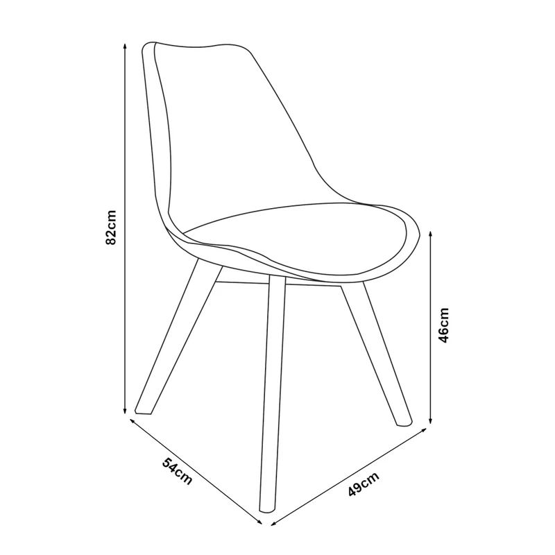 Set Fläten di 6 Sedie da Sala con Seduta Imbottita Rivestimento in Similpelle Menta Verde [en.casa]