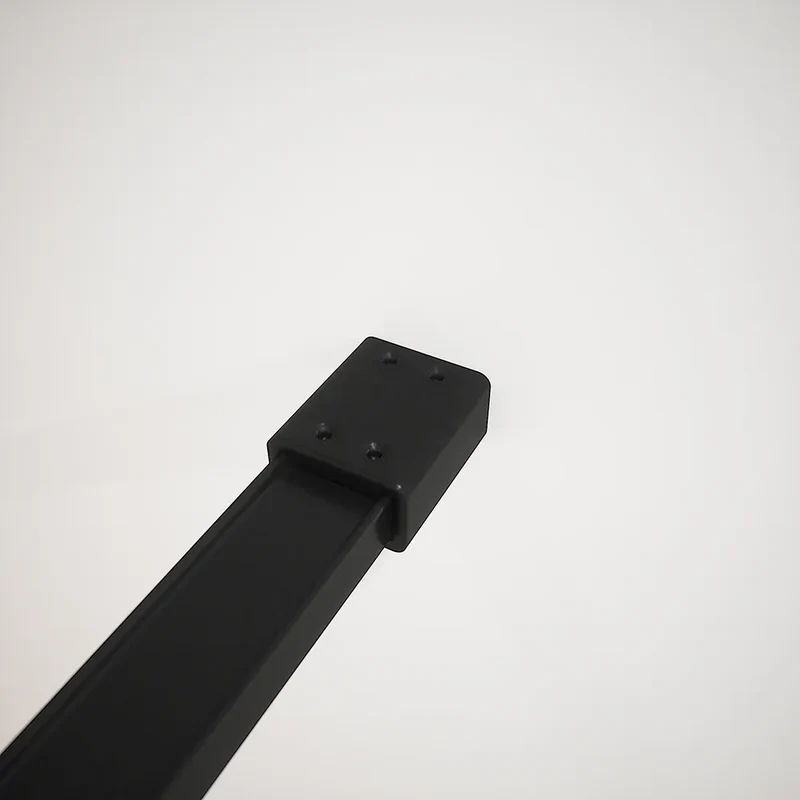 Doccia walk-in full frame 80 cm vetro cannettato profili neri | Rodi