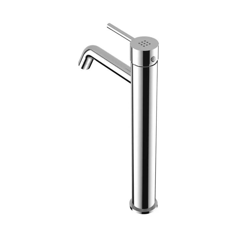Set miscelatore lavabo alto e bidet senza scarico ed incasso doccia con deviatore in ottone cromato | Ava