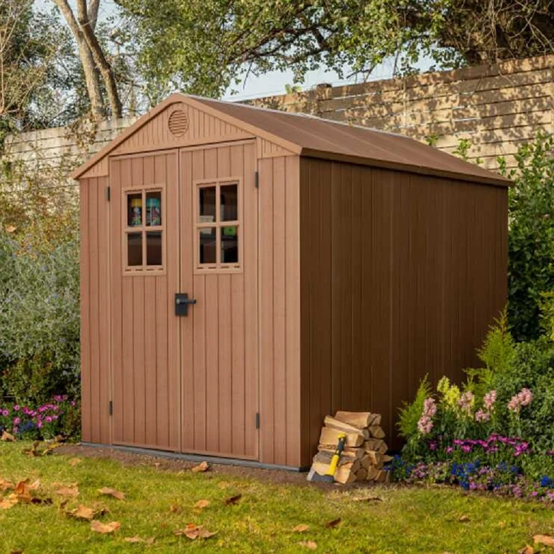Casetta Darwin Evotech Marrone 190x244x221 Cm
