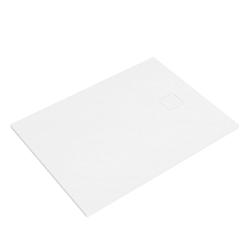 Piatto doccia 90x140 cm colore bianco effetto pietra | Samos