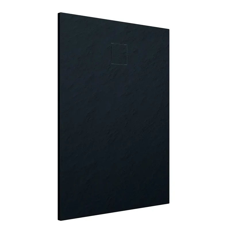 Piatto doccia 80x110 cm colore nero effetto pietra | Samos