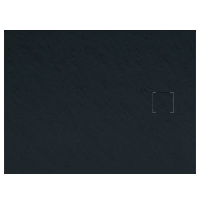 Piatto doccia 80x110 cm colore nero effetto pietra | Samos