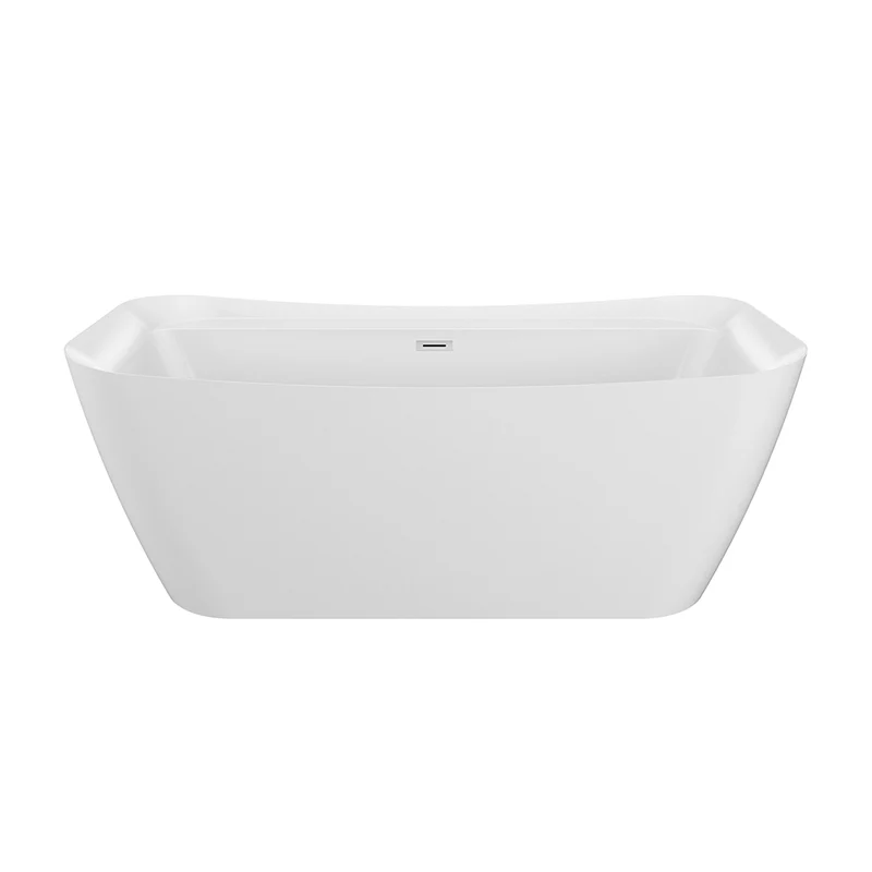 Vasca da bagno freestanding 170cm in acrilico bianco lucido | Elisabetta