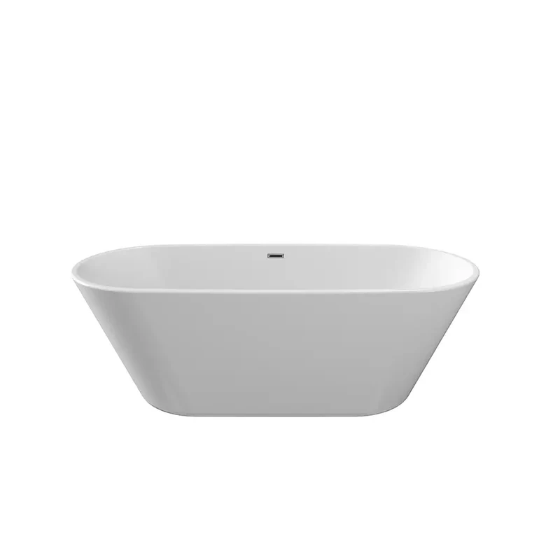 Vasca da bagno freestanding 170cm bianco lucido Mod. Ginevra