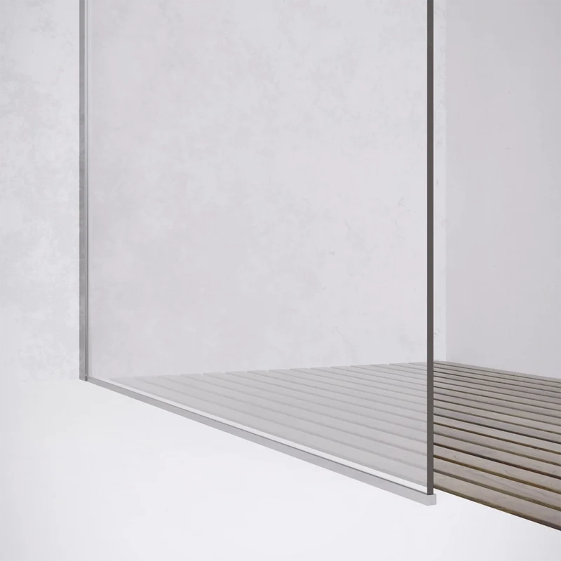Parete doccia walk-in 140 cm 8mm trasparente anticalcare h200 | Lazaros