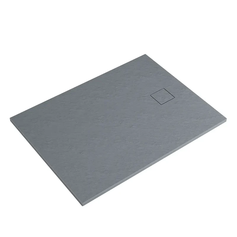 Piatto doccia 70x100 cm colore grigio effetto pietra | Samos